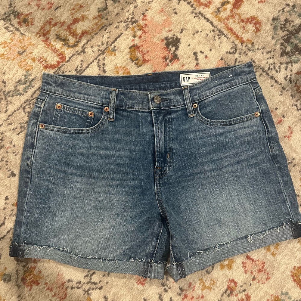 GAP Mid Rise Denim Shorts